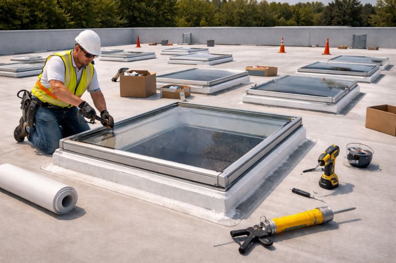 Commercial Skylight Renovation in Santa Rosa, CA