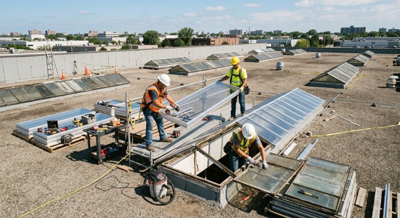 Commercial Skylight Renovation in Seattle, WA