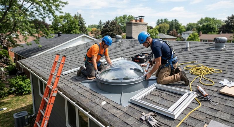 Dome Skylight Installation in Tacoma, WA