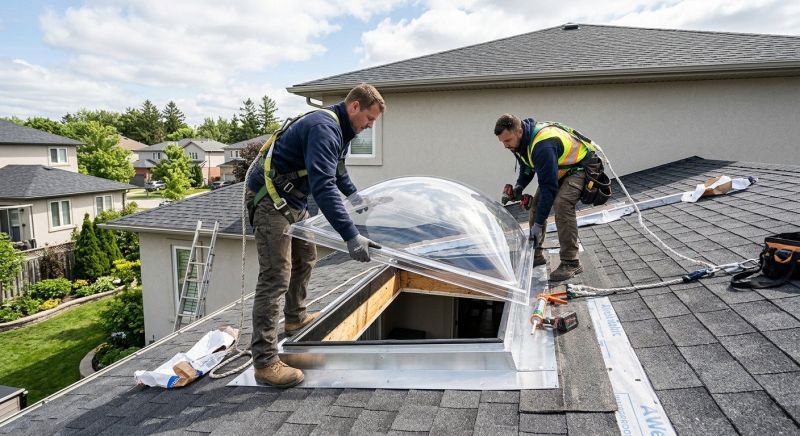 Dome Skylight Installation in Santa Rosa, CA